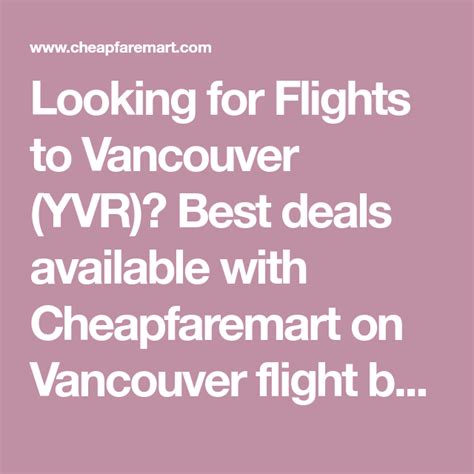 cheap tickets from vancouver|C$ 48 Cheap Flights to Vancouver (YVR) .